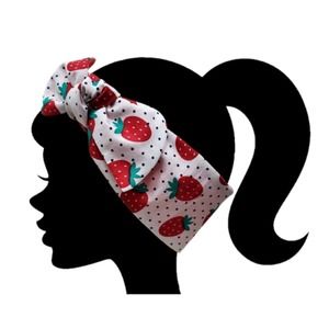 Summer Strawberries ladies Headband